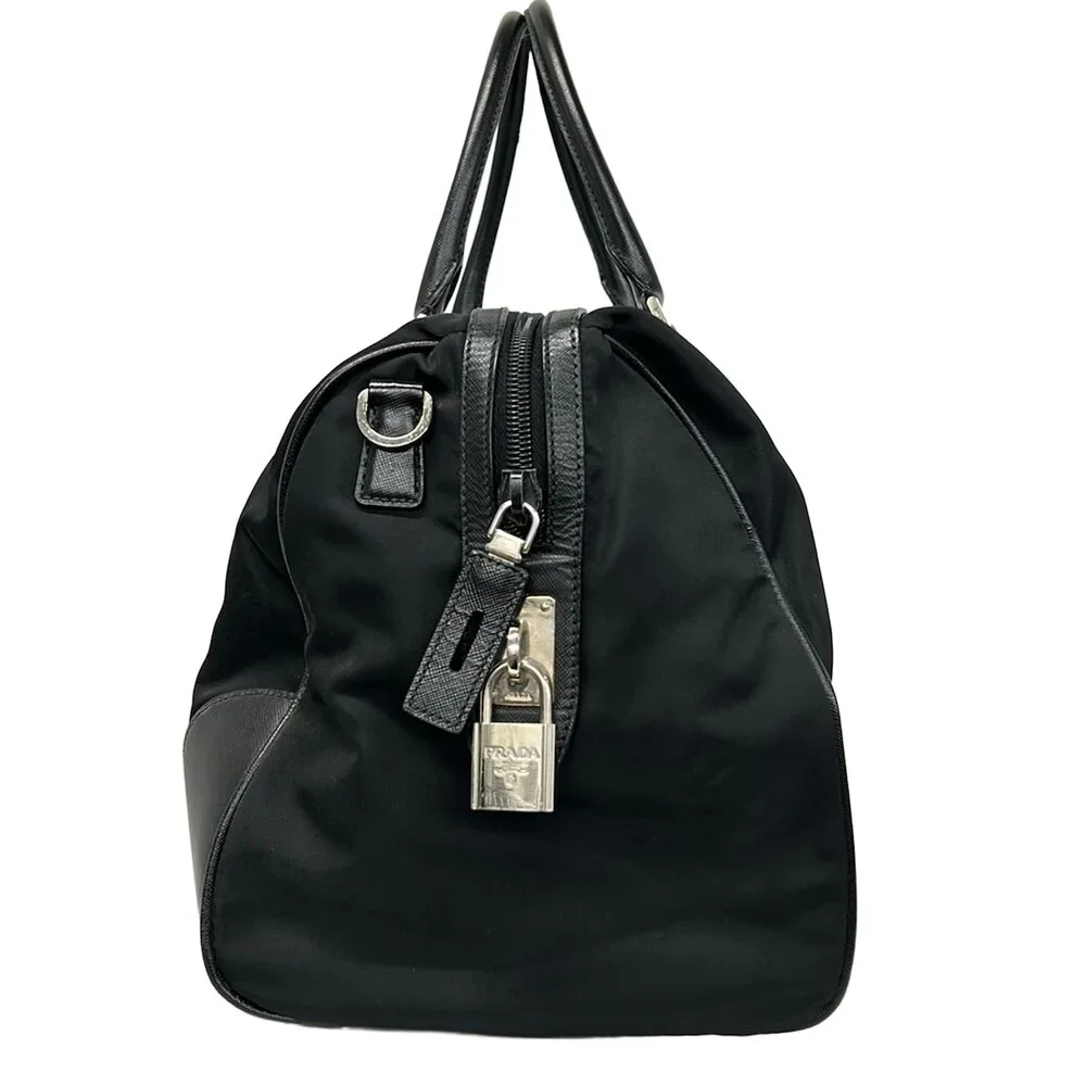 Prada Boston Bag VS0350 Nylon Leather